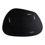 Specchio da parete decorativo asimmetrico 56x76 cm - Nero