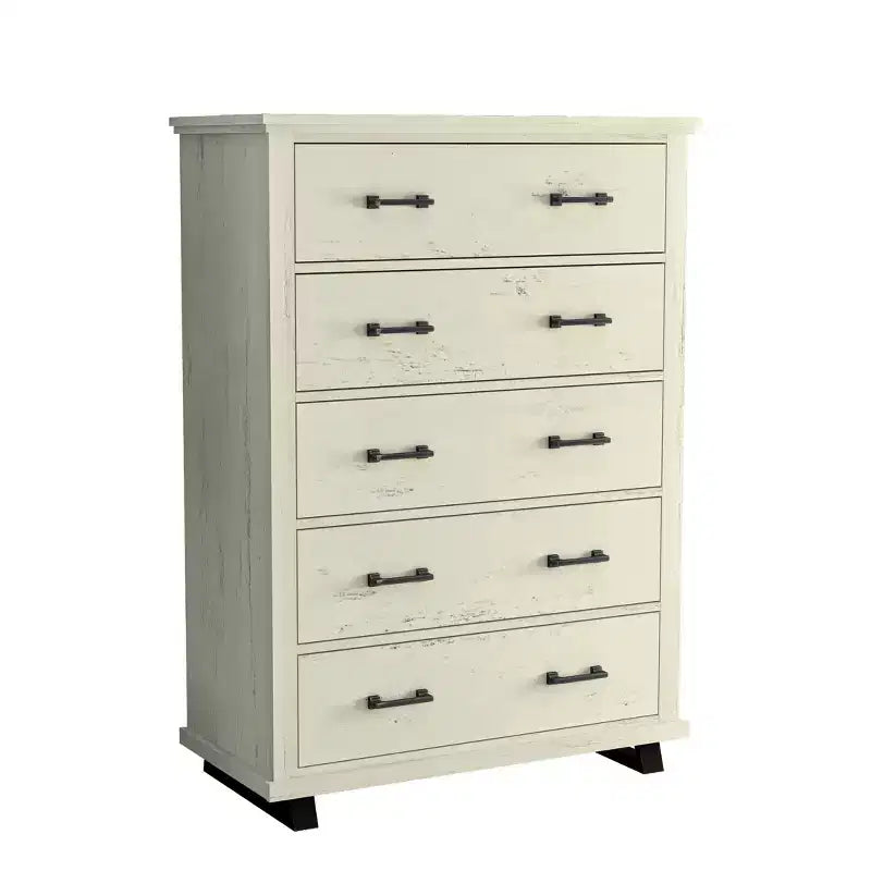 Set da 2 pezzi per camera da letto – Cassettiera a 9 cassetti e comò a 5 cassetti, bianco sporco