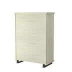 Set da 2 pezzi per camera da letto – Cassettiera a 9 cassetti e comò a 5 cassetti, bianco sporco