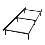 Twin 7" Compack Metal Bed Frame Black - Zinus: Steel Construction, 9-Leg Support, Toe-Friendly Design