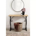 Consolle rettangolare in legno, 36x12,5x29,25, Nera