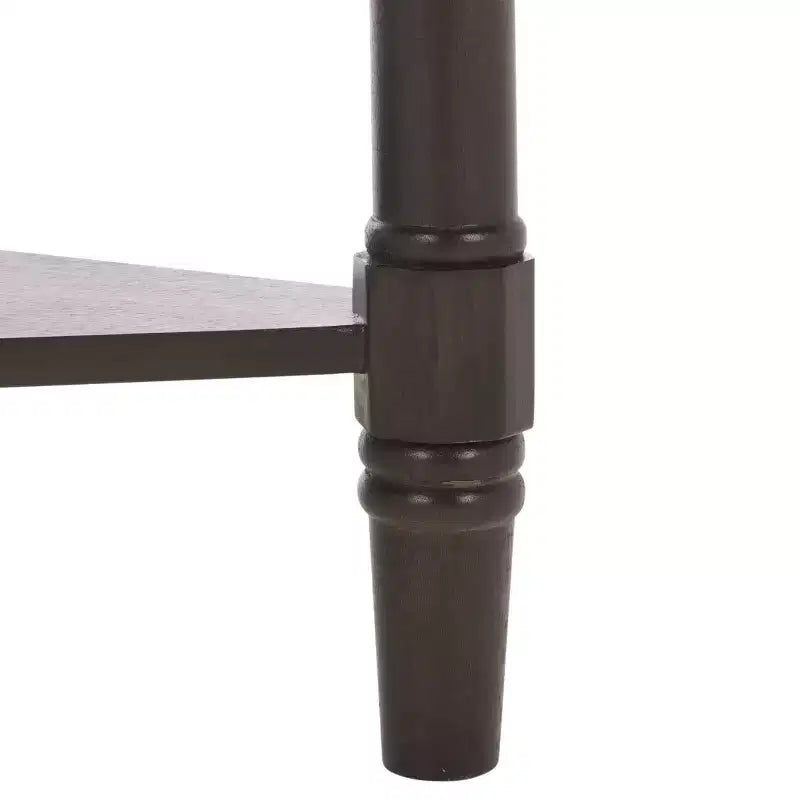 Tavolo consolle angolare con cassetto e ripiano inferiore