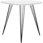 Wynton End Table - FOX4214B - White/Black - Safavieh Couture