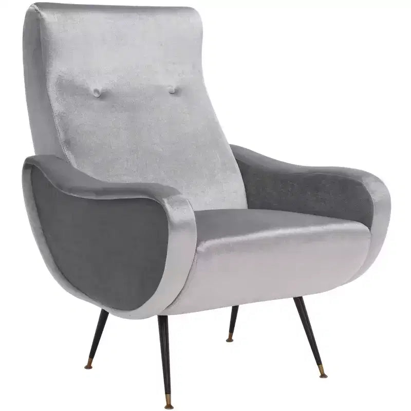 Sedia Imbottita di Design con Struttura in Legno