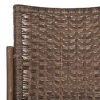 Sedia a dondolo in rattan con struttura laccata