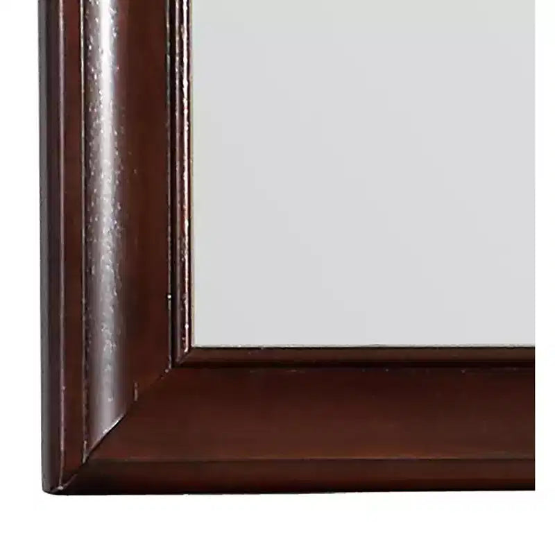 Specchio da comò rettangolare moderno con cornice 45 in. x 33 in.