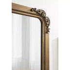 Specchio da parete rettangolare con cornice in stile barocco