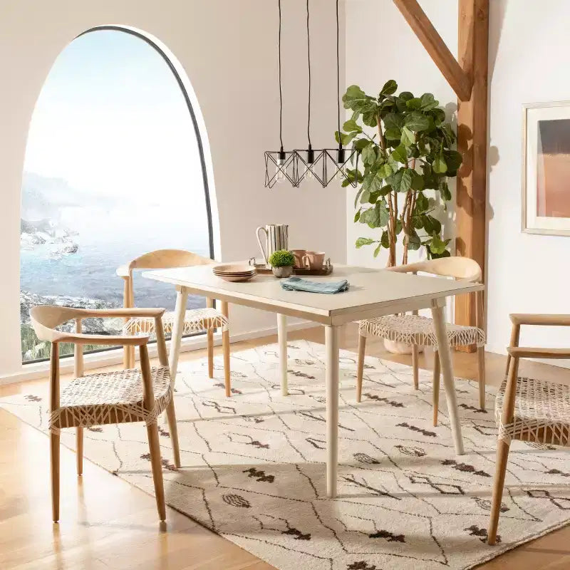 Tavolo da pranzo rettangolare per 6