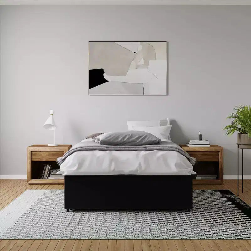 Letto matrimoniale Queen con cassetti contenitore