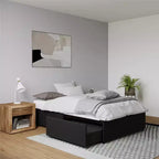 Letto matrimoniale Queen con cassetti contenitore