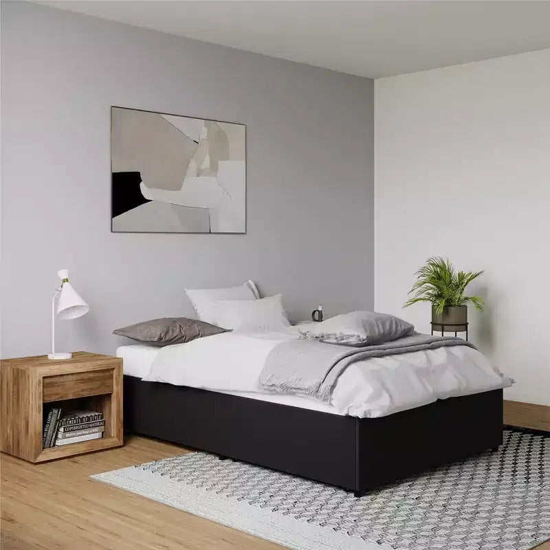 Letto matrimoniale Queen con cassetti contenitore