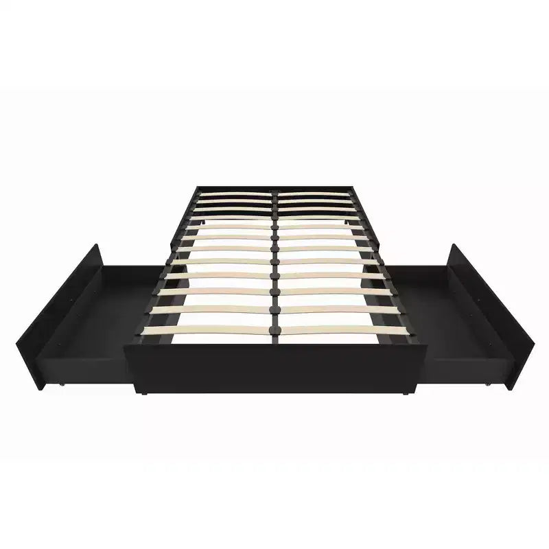Letto matrimoniale Queen con cassetti contenitore