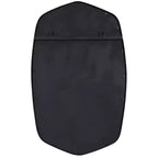 Specchio da parete moderno smussato con cornice in ferro nero satinato, 22,25" L x 36" H