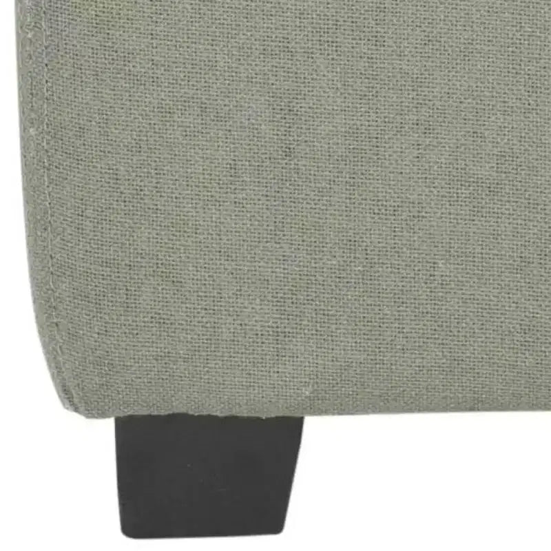Pouf Contenitore Quadrato con Coperchio a Vassoio Ribaltabile