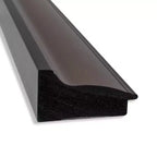 Specchio da parete Harvard Walnut con cornice smussata