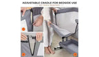 Culla portatile 3-in-1 per neonati - Altezza regolabile, Culla rimovibile, Lettino co-sleeping per neonati e bambini piccoli