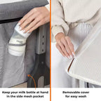 Culla portatile 3-in-1 per neonati - Altezza regolabile, Culla rimovibile, Lettino co-sleeping per neonati e bambini piccoli