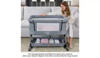 Culla portatile 3-in-1 per neonati - Altezza regolabile, Culla rimovibile, Lettino co-sleeping per neonati e bambini piccoli