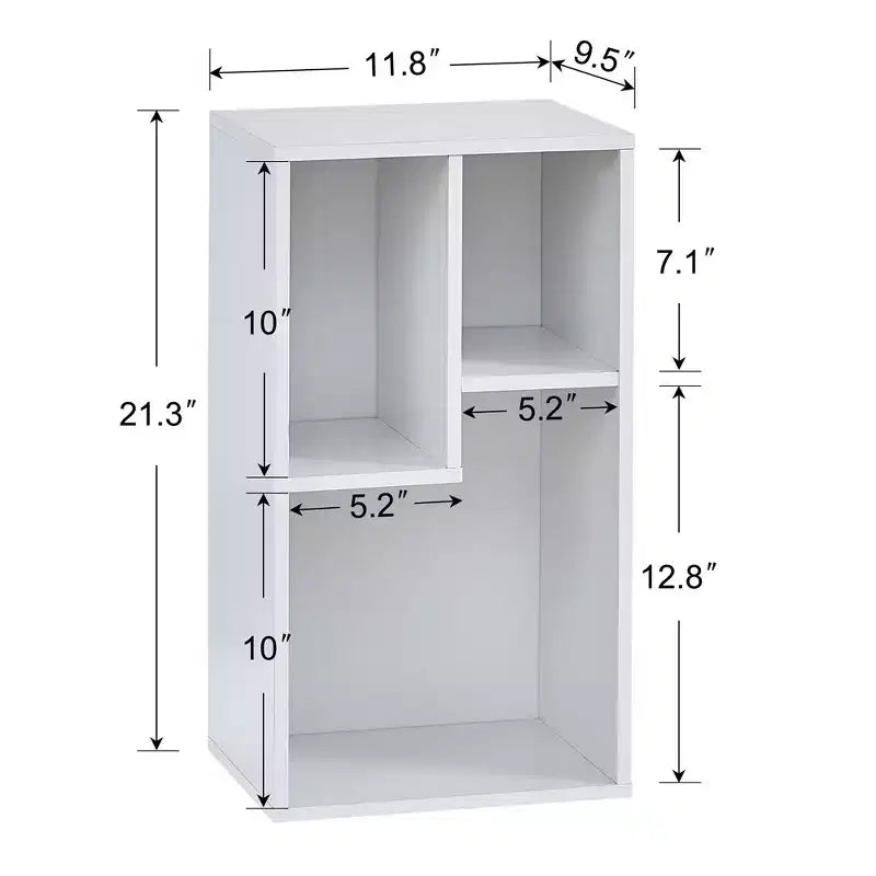 Libreria a 3 ripiani, Scaffale in legno