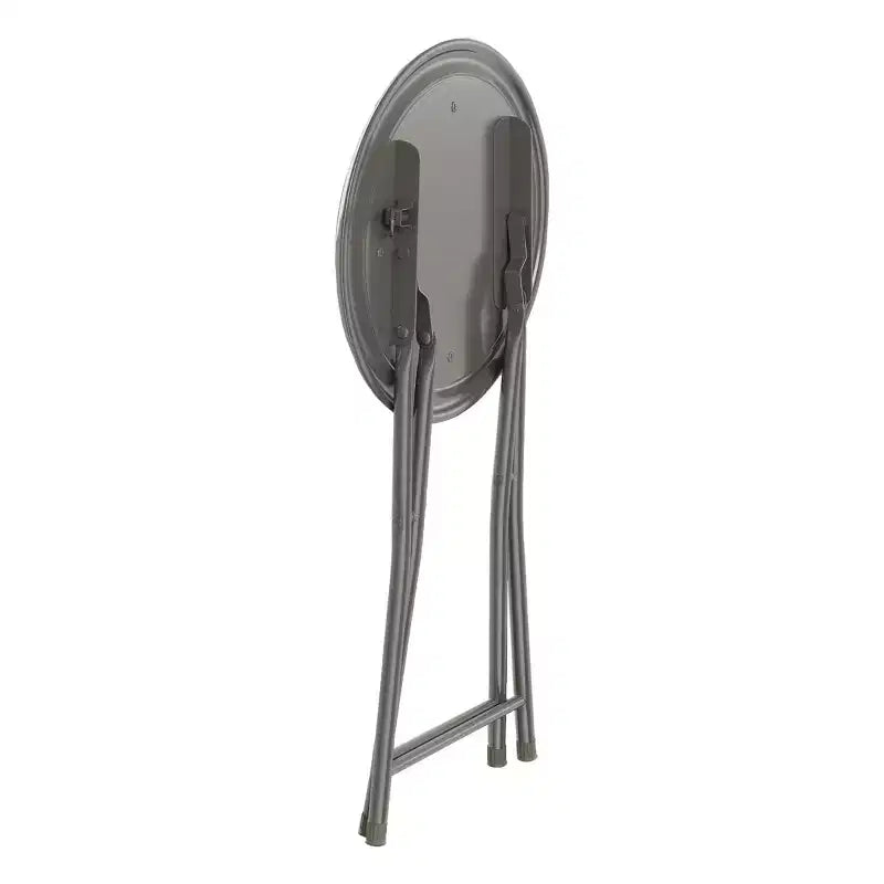 Sgabello pieghevole senza schienale da 45,7 cm con capacità di 102 kg