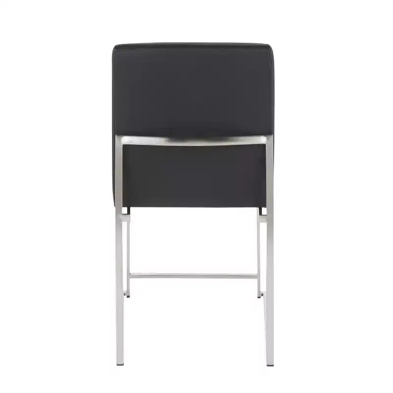 Set di 2 sedie da pranzo con schienale alto