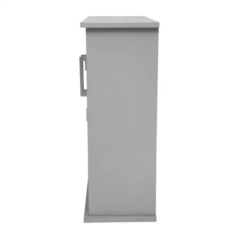 Pensile da bagno con ripiano regolabile, ante con chiusura magnetica e ripiano a giorno