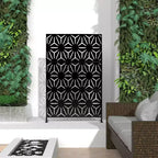 Schermo divisorio metallico per esterni Pannello decorativo autoportante per patio