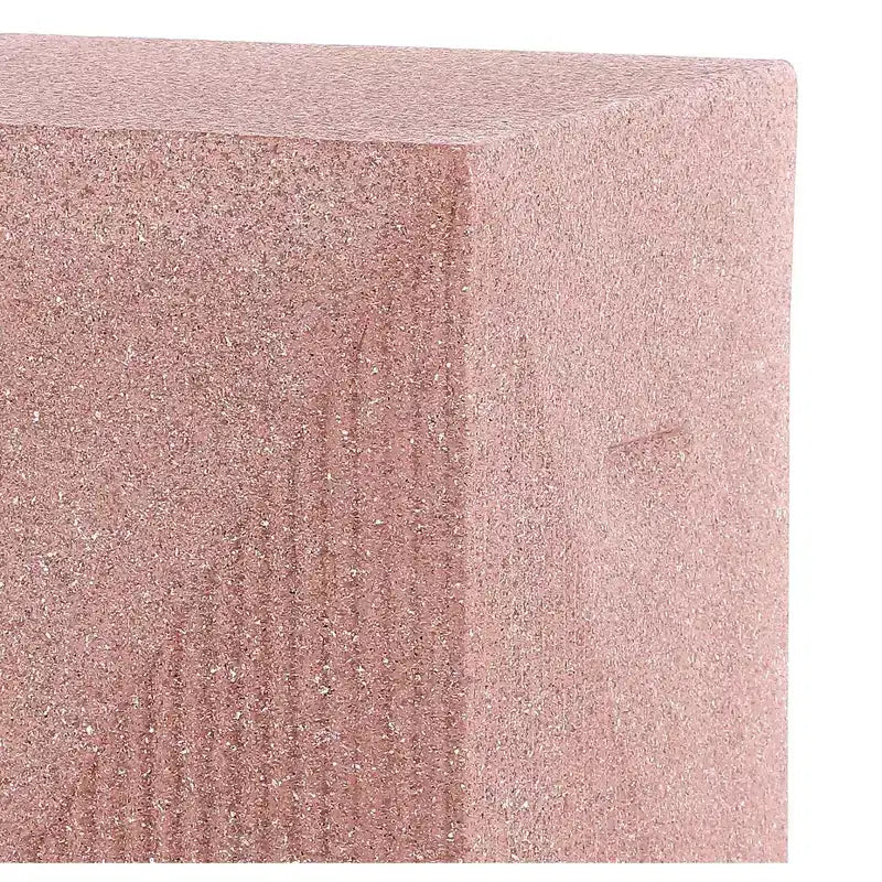 Tavolino d'appoggio quadrato da 20,75" per interni/esterni con finitura in terrazzo