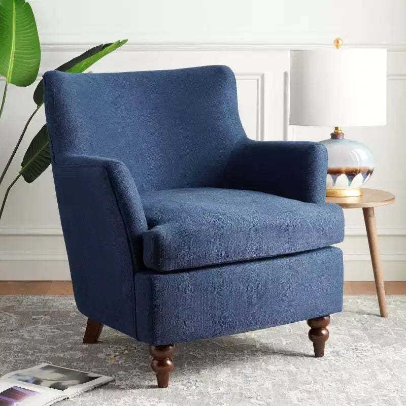 Sedia Imbottita di Design con Struttura in Legno