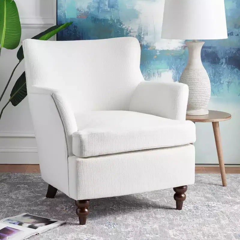 Sedia Imbottita di Design con Struttura in Legno